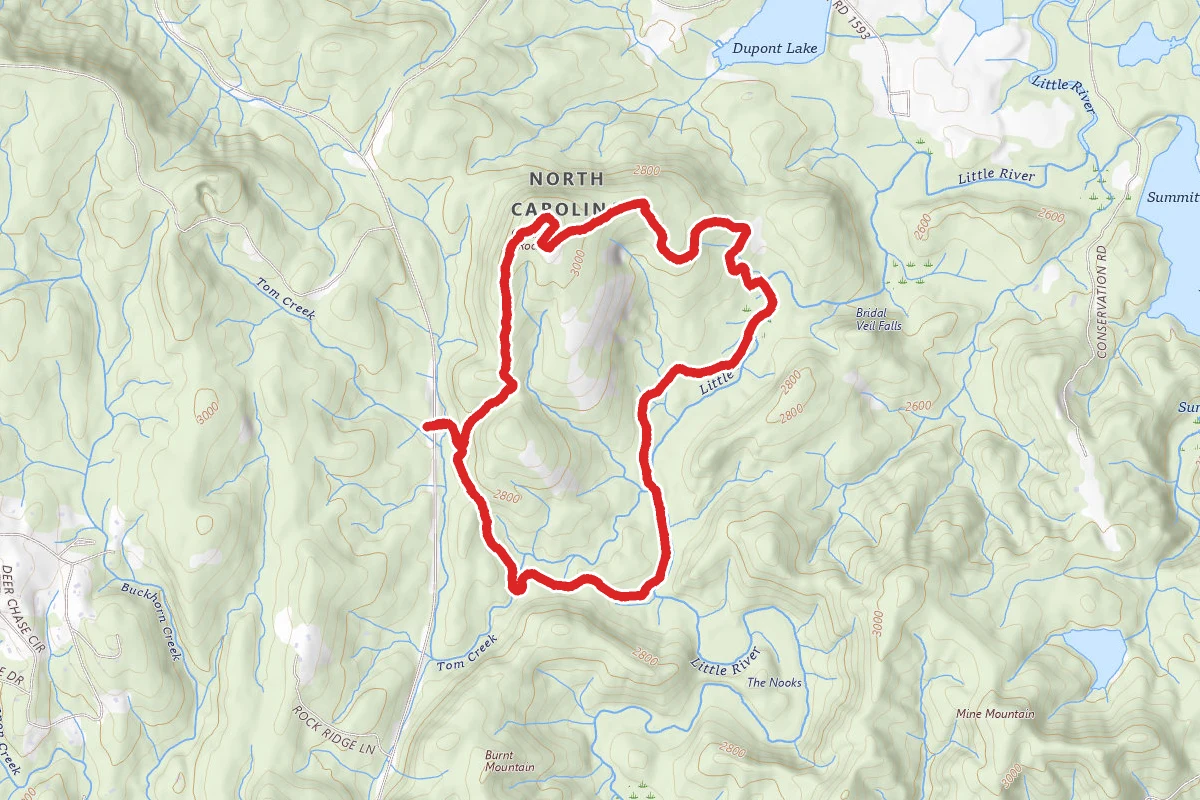 Big Rock, Cedar Rock, Little River and Corn Mill Shoals Trail