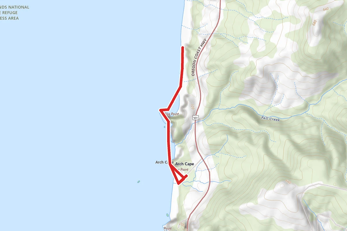 Hug Point Trail