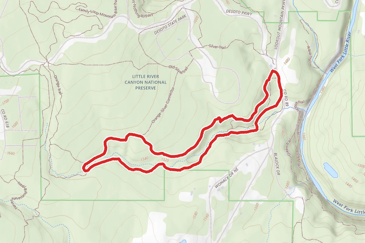 Laurel Falls and Lost Falls Trails Loop