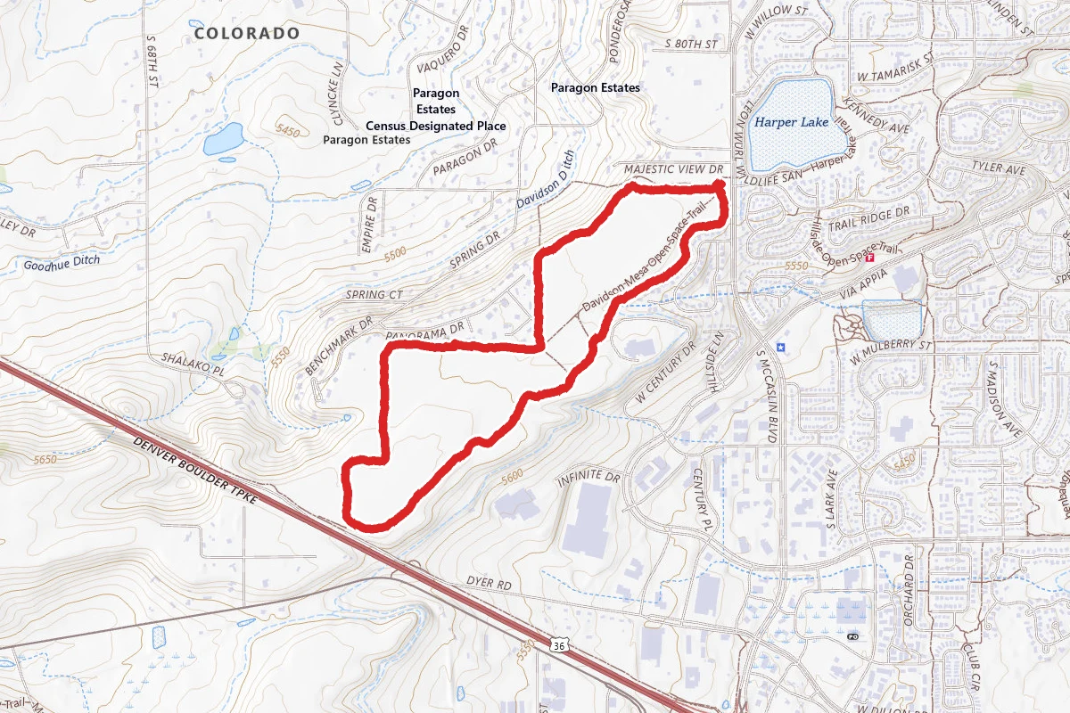 Davidson Mesa Loop Trail