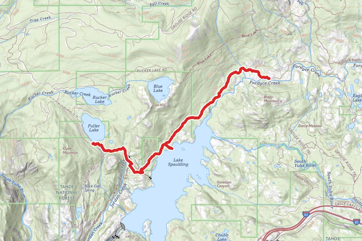 Spaulding Lake Trail