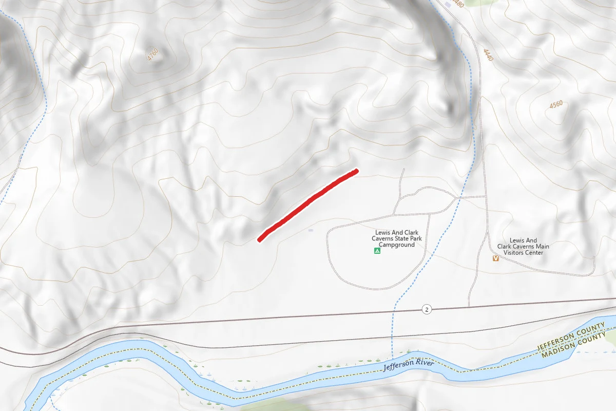 Danmor to Cave Gulch Connector Trail