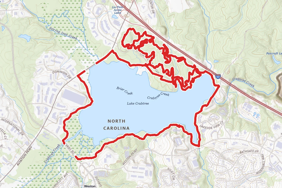 Lake Crabtree Loop Trail