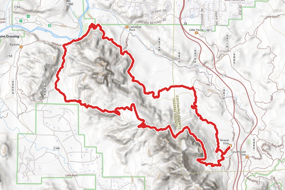 Hiline to Templeton to Slim Shady via Yavapai Point