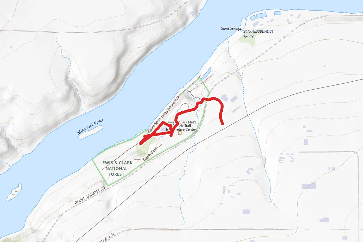 Lewis and Clark Interpretive Center Trail