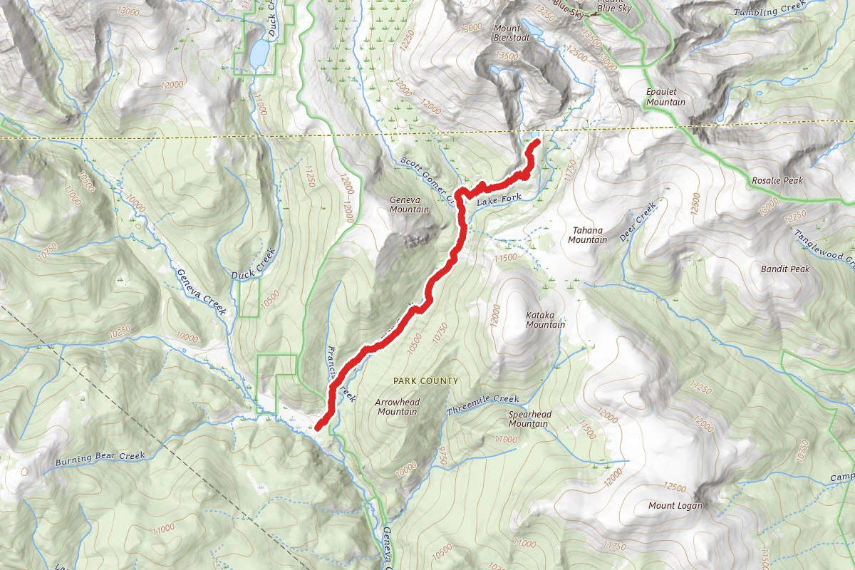 Abyss Trail to Helms Lake