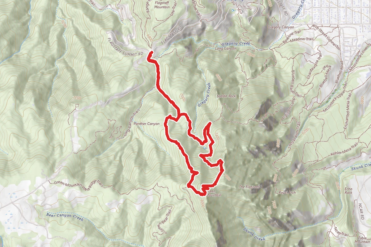 Green Mountain via Ranger and E.M. Greenman Trail Loop