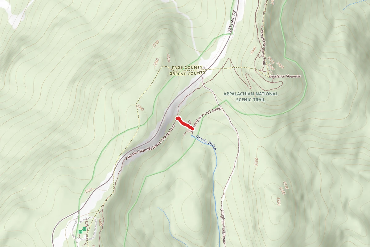 Bearfence Hut Trail
