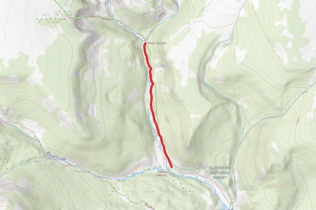 Canyon Infierno Trail
