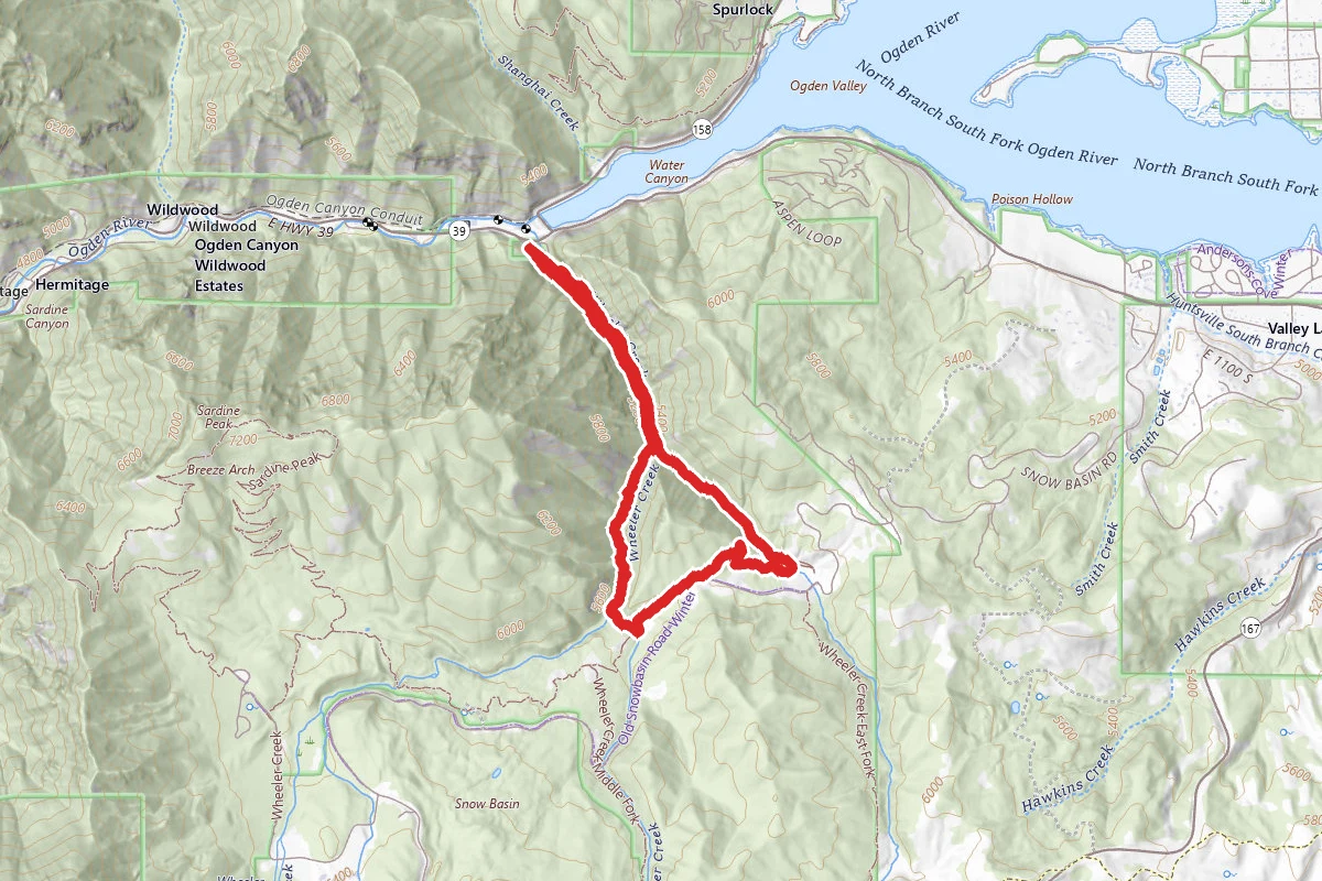Wheeler Creek and Art Nord Trail Loop