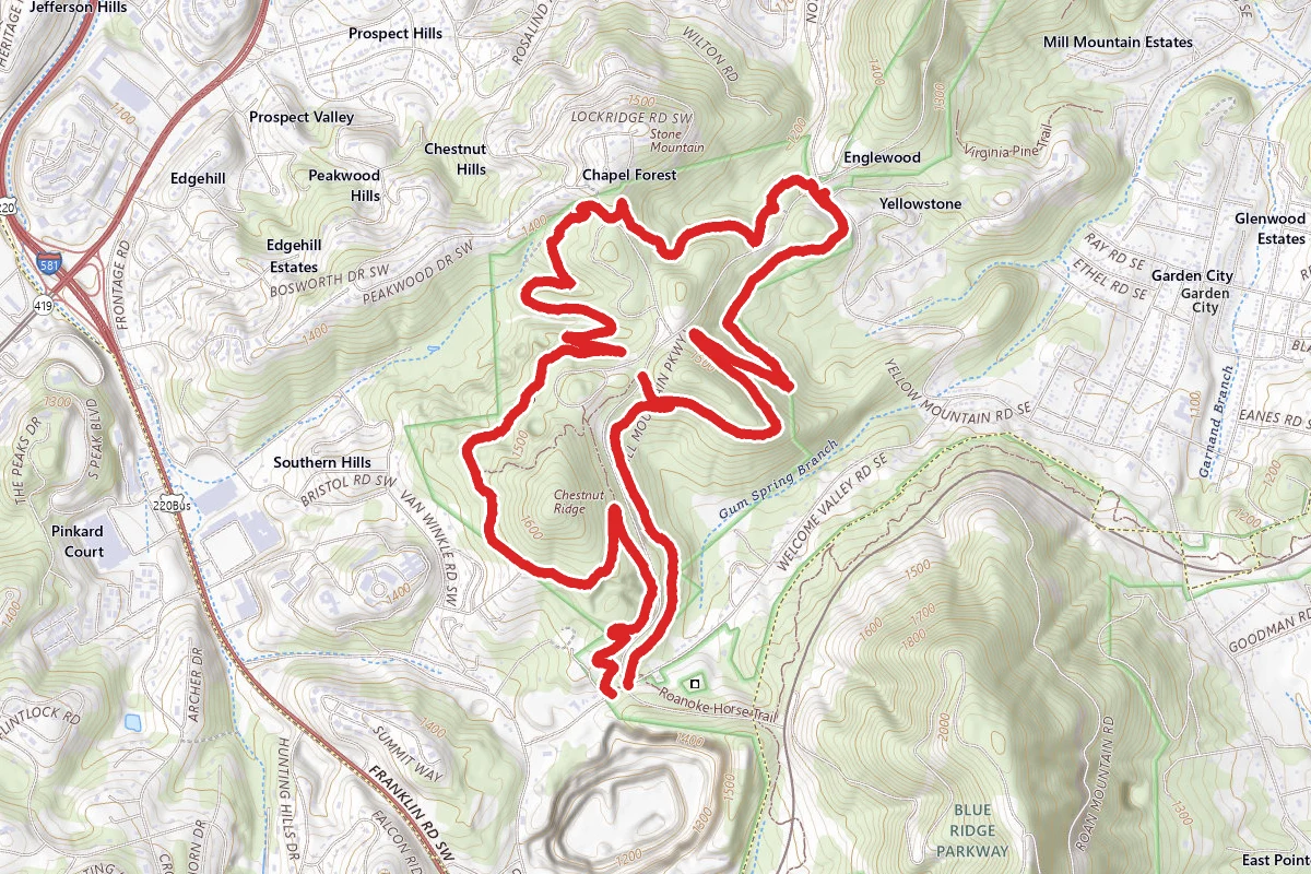 Chestnut Ridge Trail