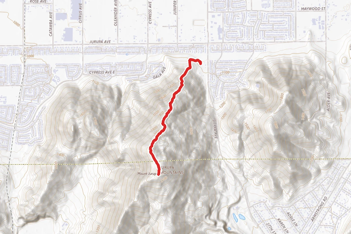 Jurupa Hills North Trail