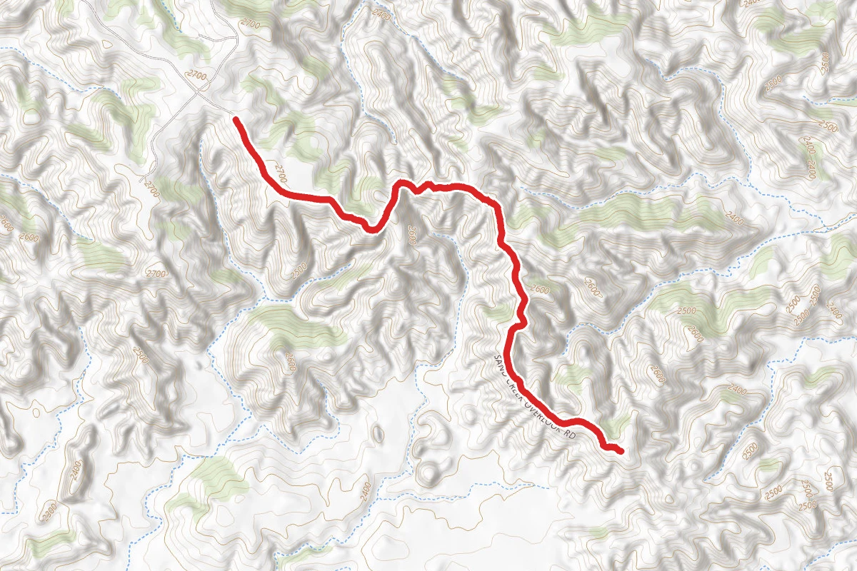 Vista Trail route map