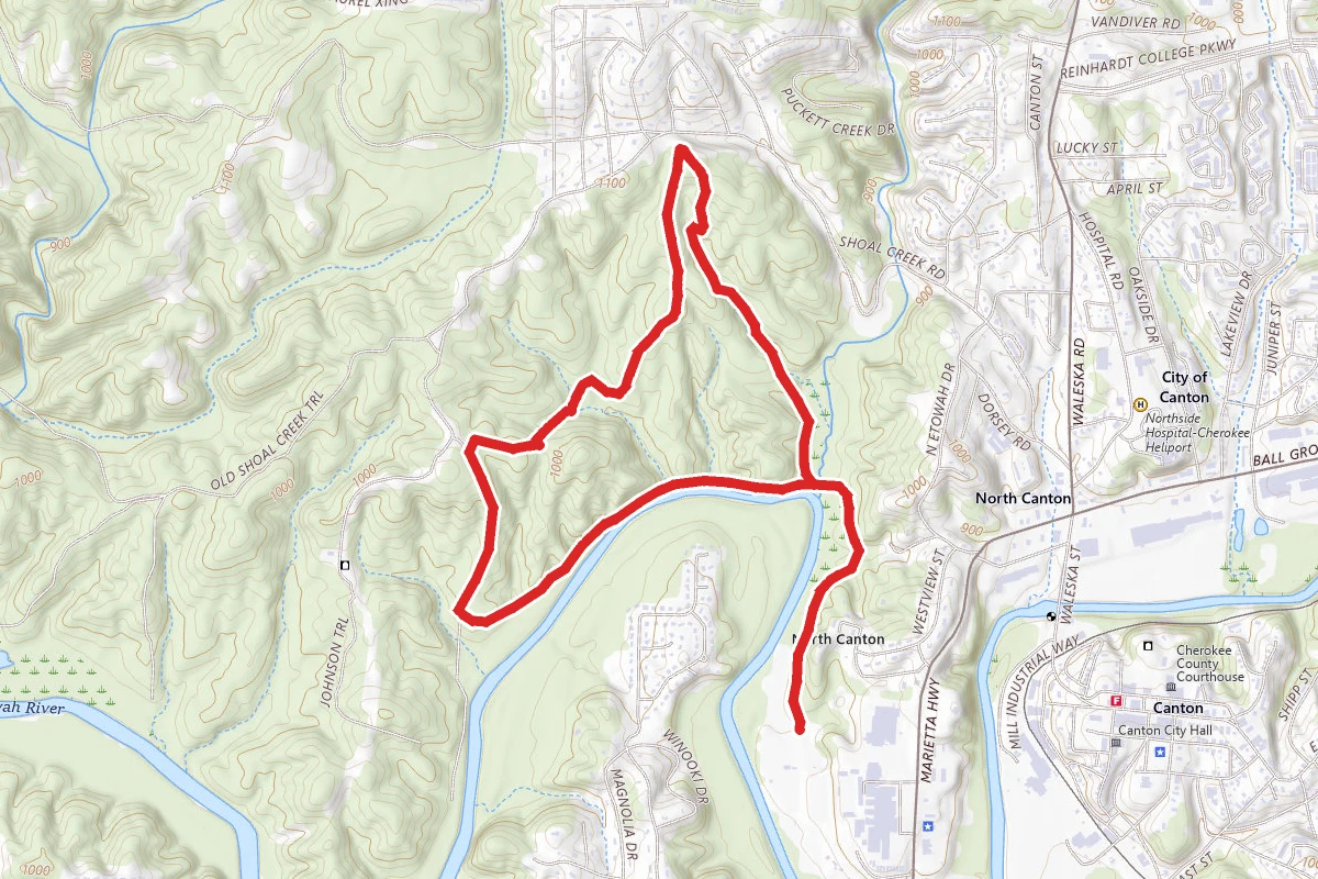 Trace, Yellow and Purple Trail Loop