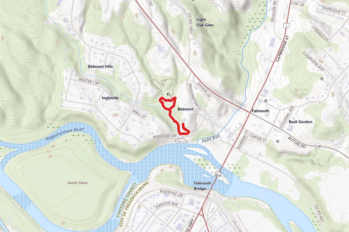 Belmont - Ice Pond Creek Trail