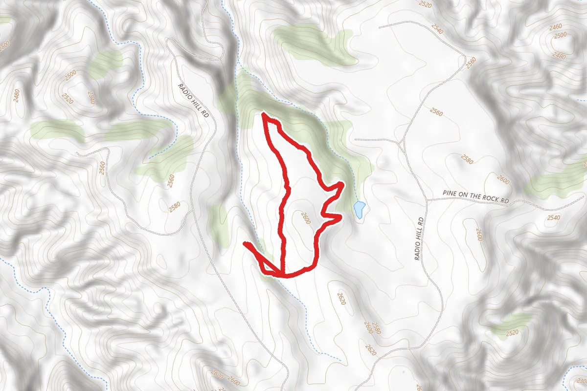 Ponderosa Trail route map