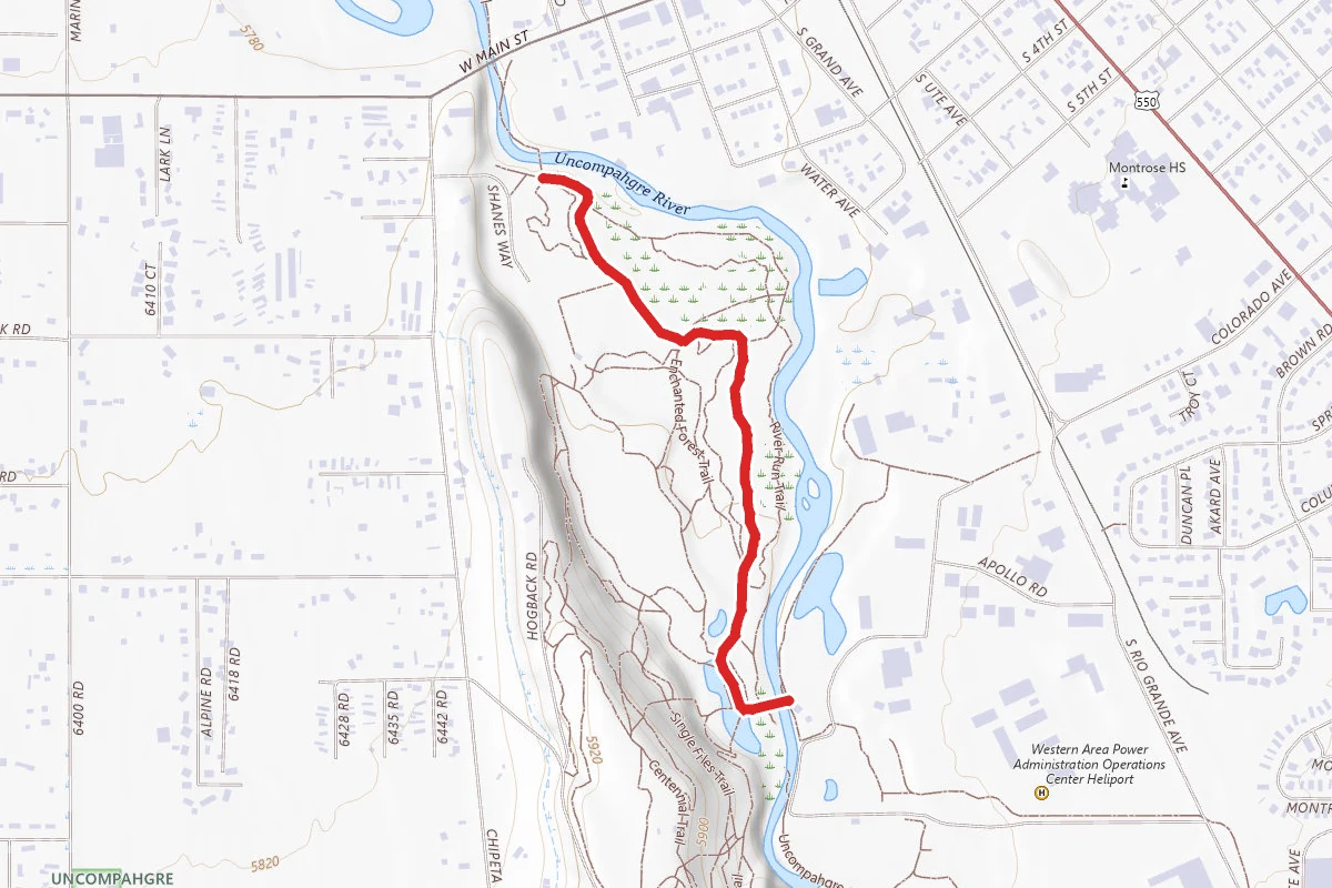 Uncompahgre River Trail