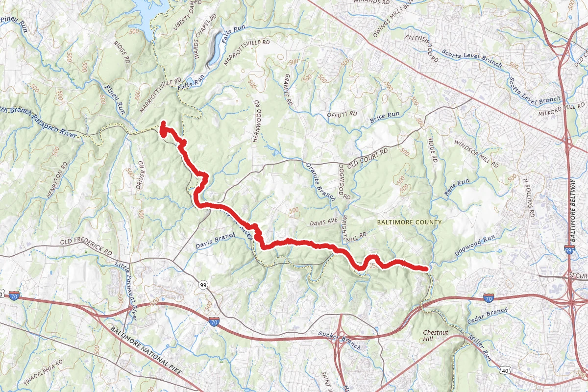 Mckeldin Rapids Trail