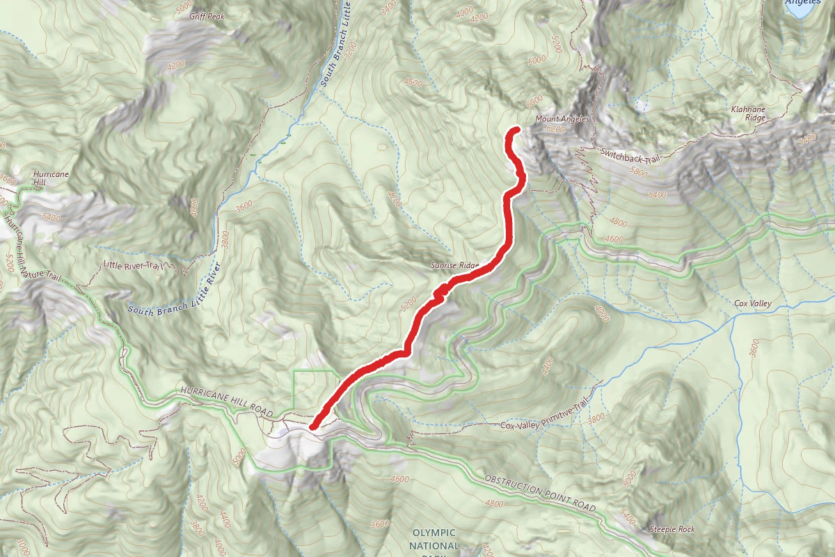 Sunrise Ridge Trail to Mount Angeles