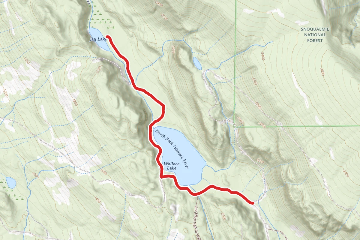 Wallace Lake Via Upper Falls