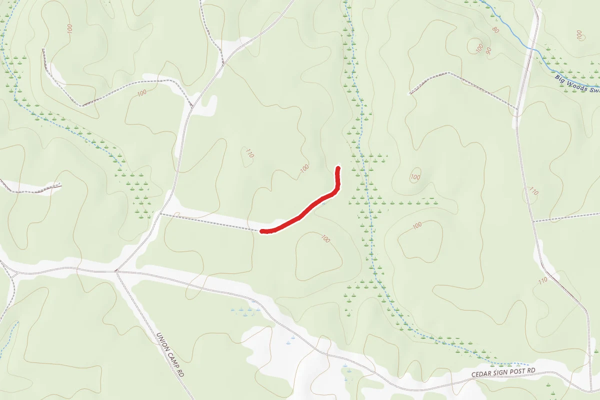 Big Flat Iron Path Service Road (Gated)