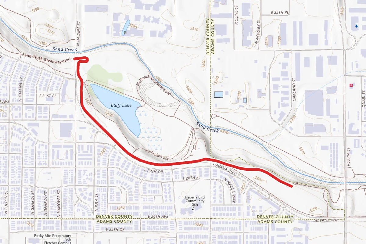 Sand Creek Greenway Trail