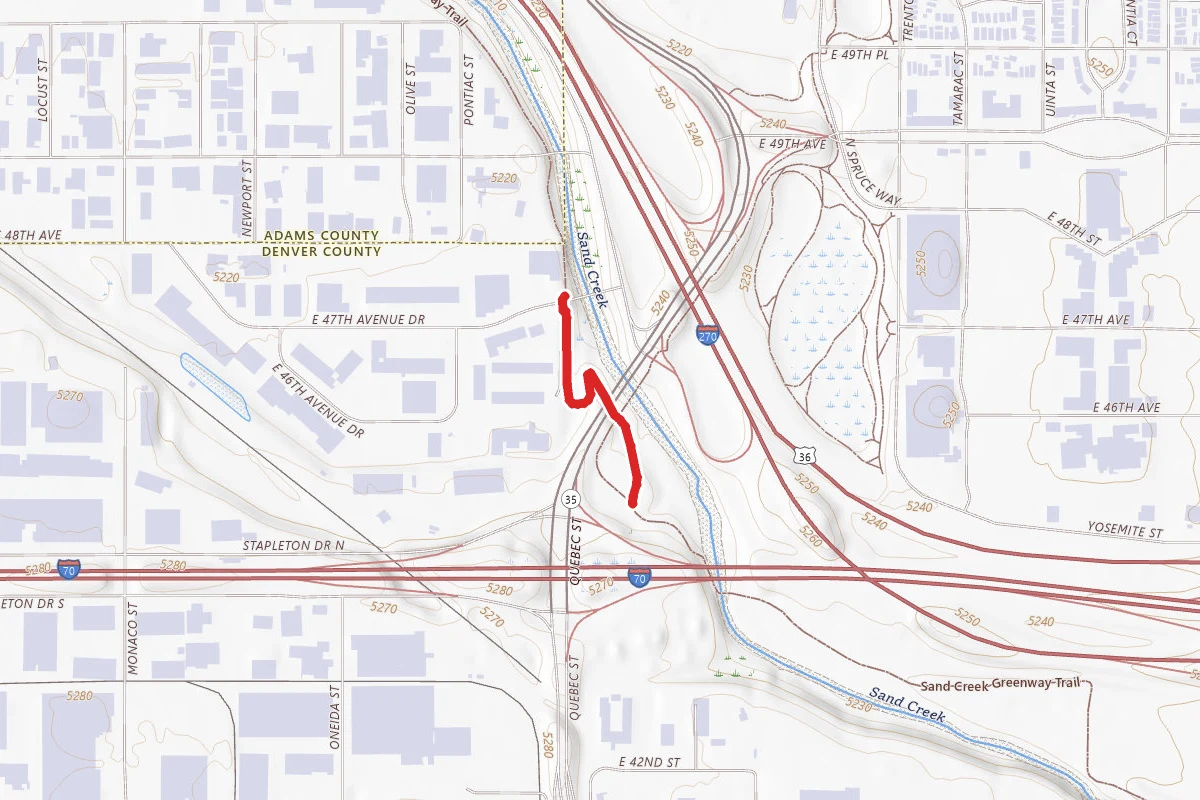 Sand Creek Greenway Trail