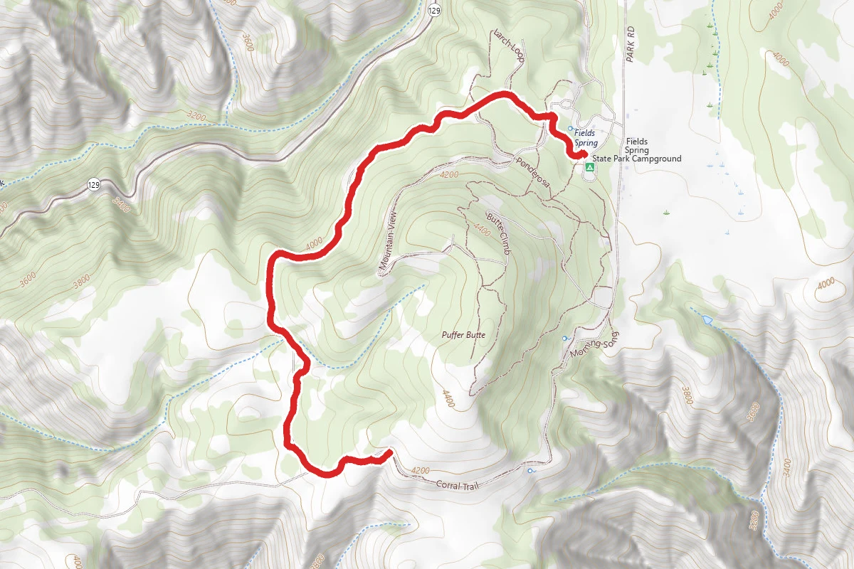 Grande Ronde route map