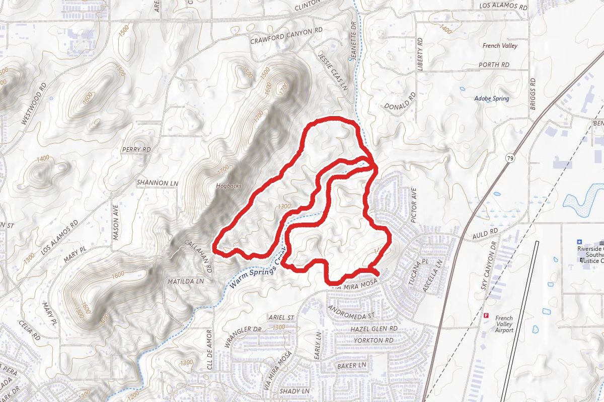 La Alba Trailhead Big Loop