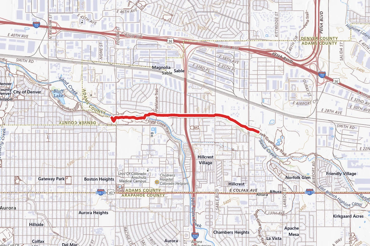 Sand Creek Greenway Trail