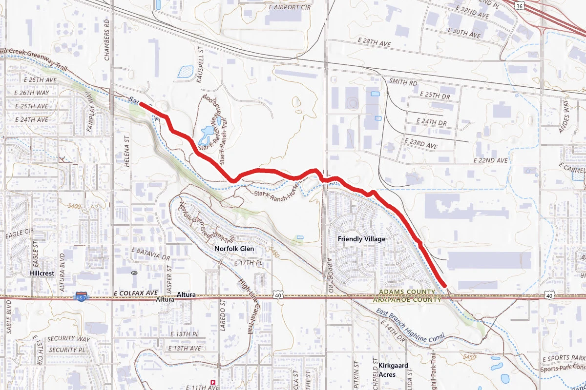 Sand Creek Greenway Trail