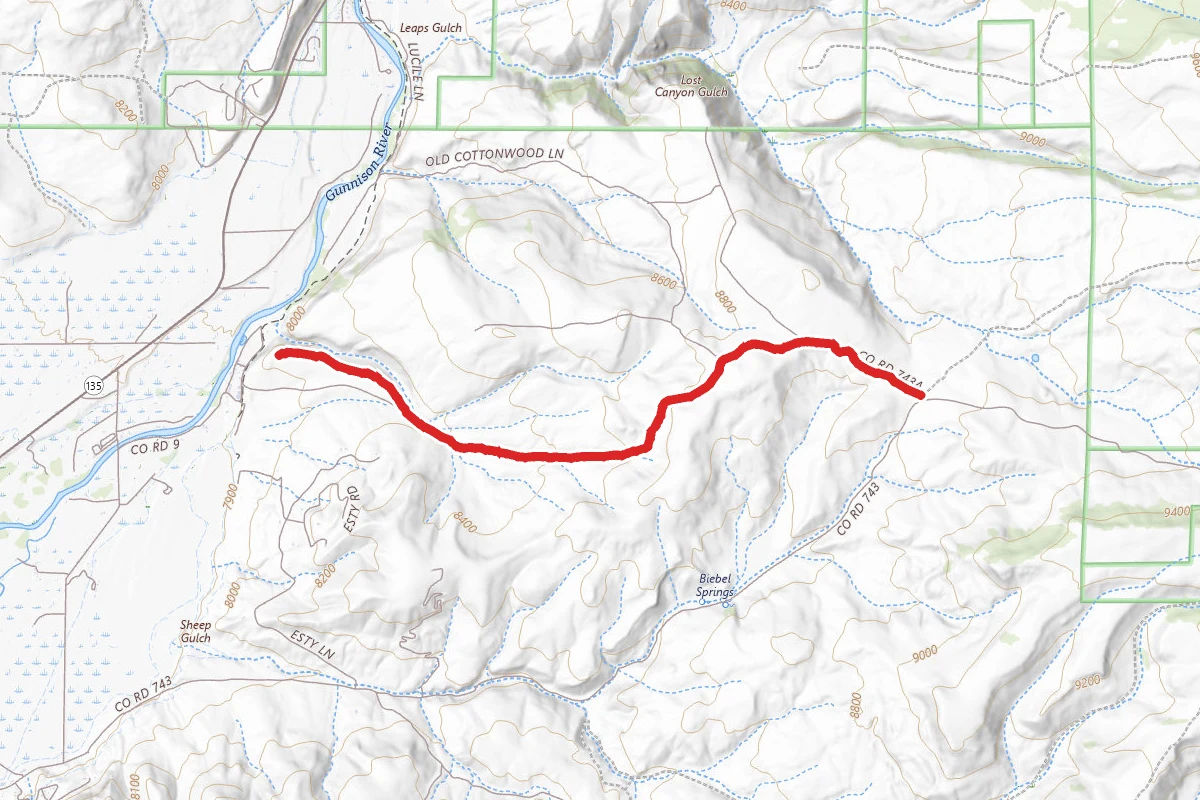 Lost Canyon Gulch Road