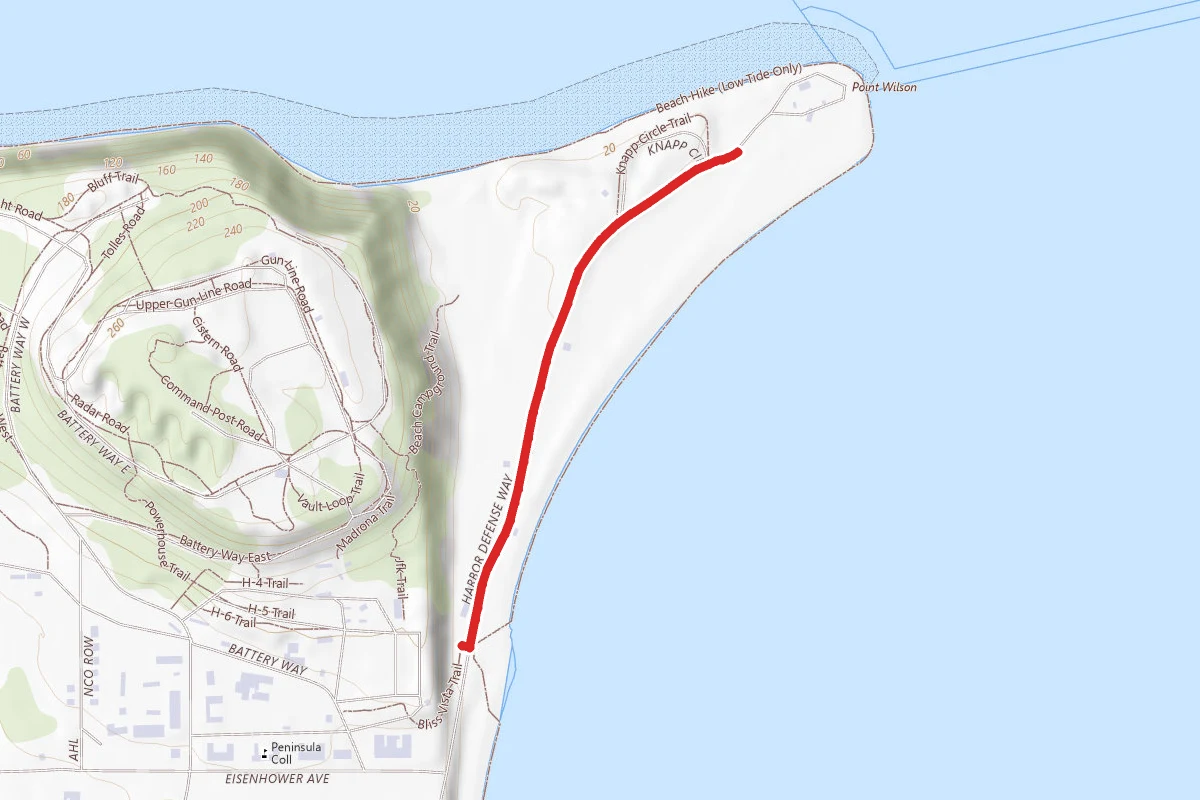 Harbor Defense Way Walking Path