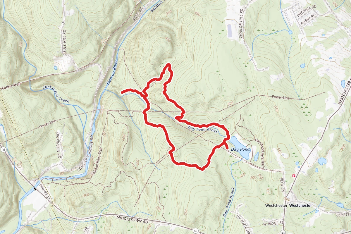 Salmon River Trail Loop from Day Pond