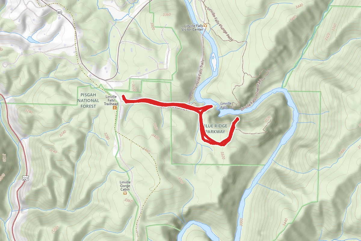 Linville Falls Overlook Trail