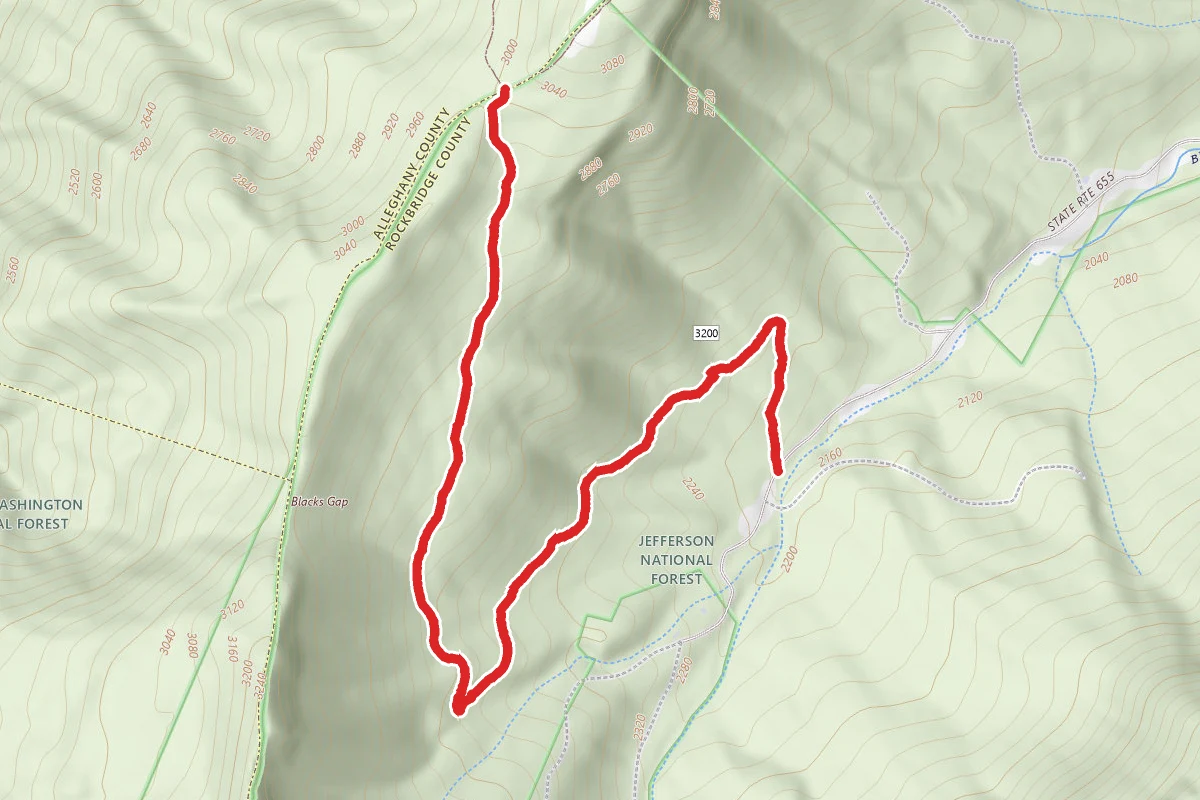 Blacks Gap - Forest Trail 467A