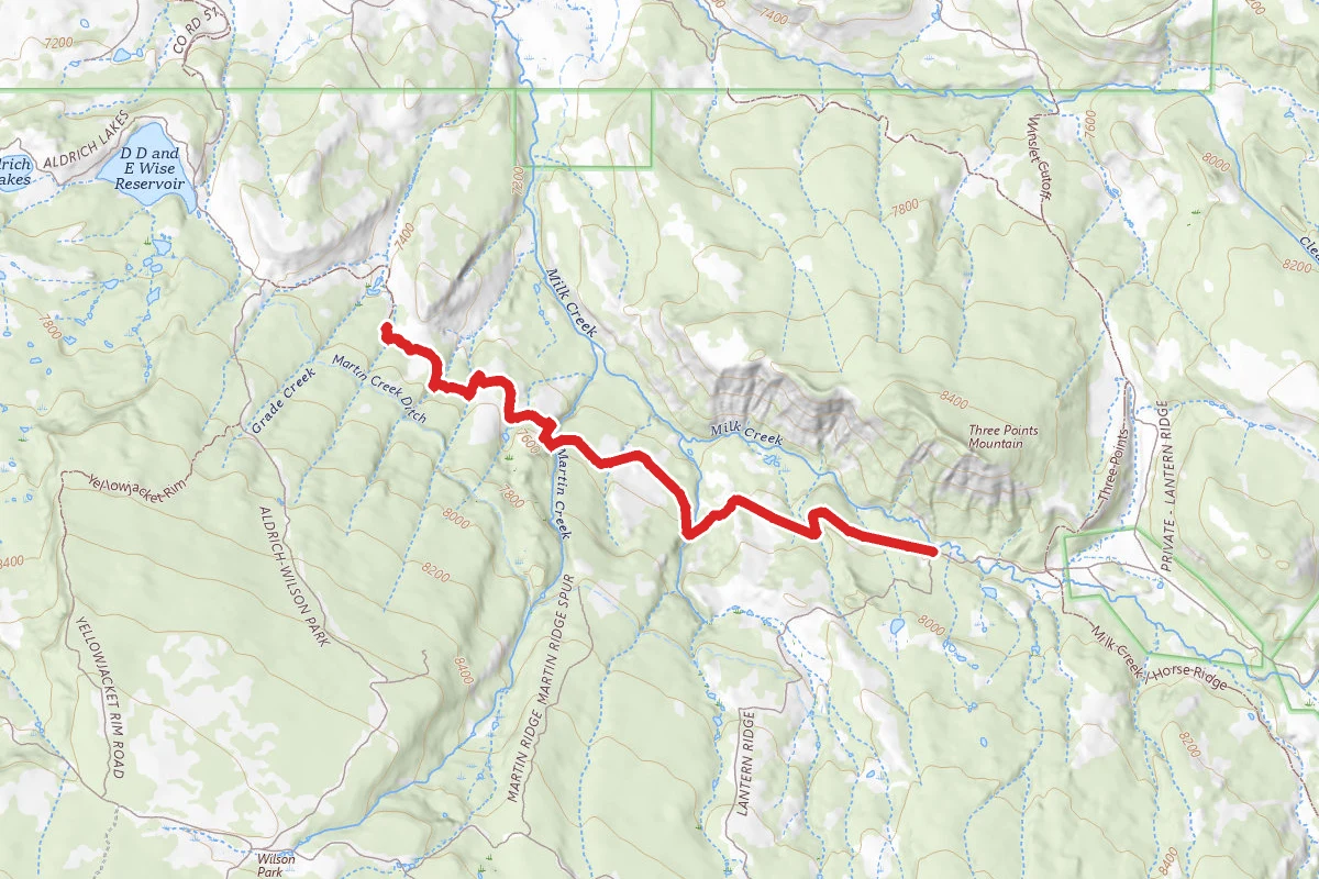 Milk Creek / Horse Ridge Trail