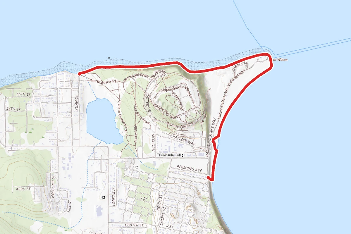 Beach Hike (Low Tide Only)