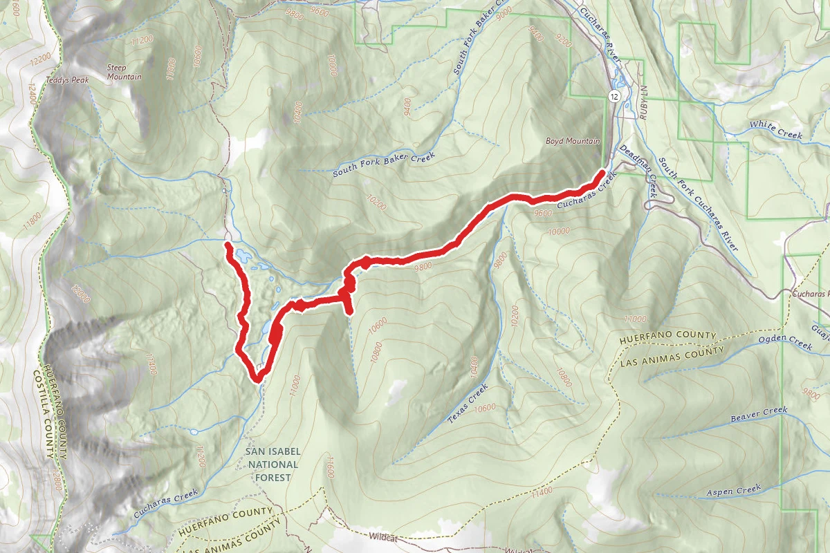 Blue Lakes Road