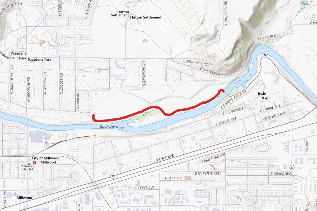 Spokane River Centennial State Park Trail