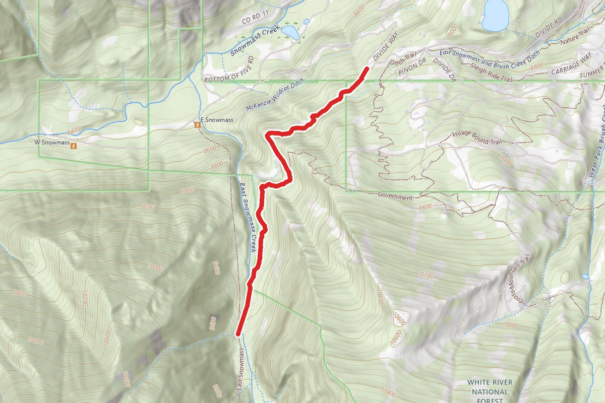 East Snowmass Ditch Trail