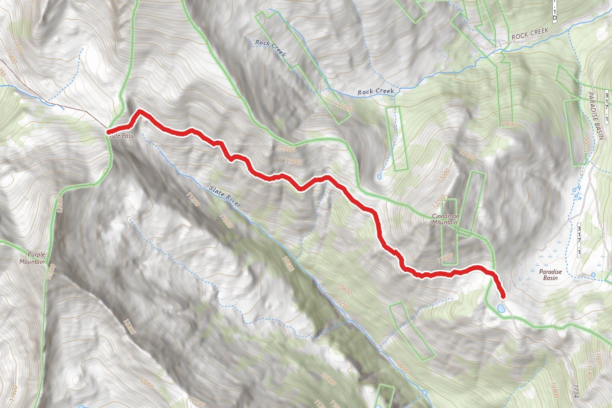 Yule Pass Trail