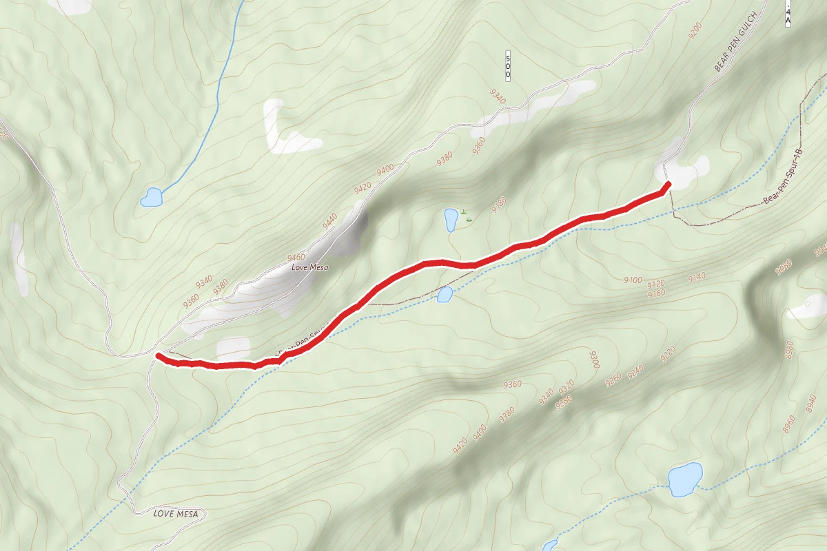 Bear Pen Spur 1B Trail