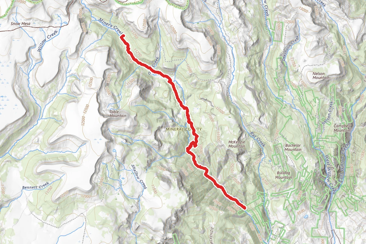 Miner's Creek Trail