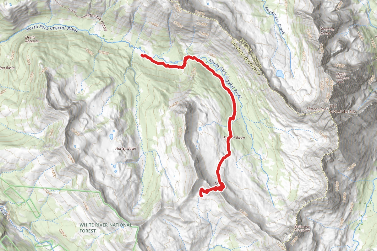North Fork Crystal River Trail