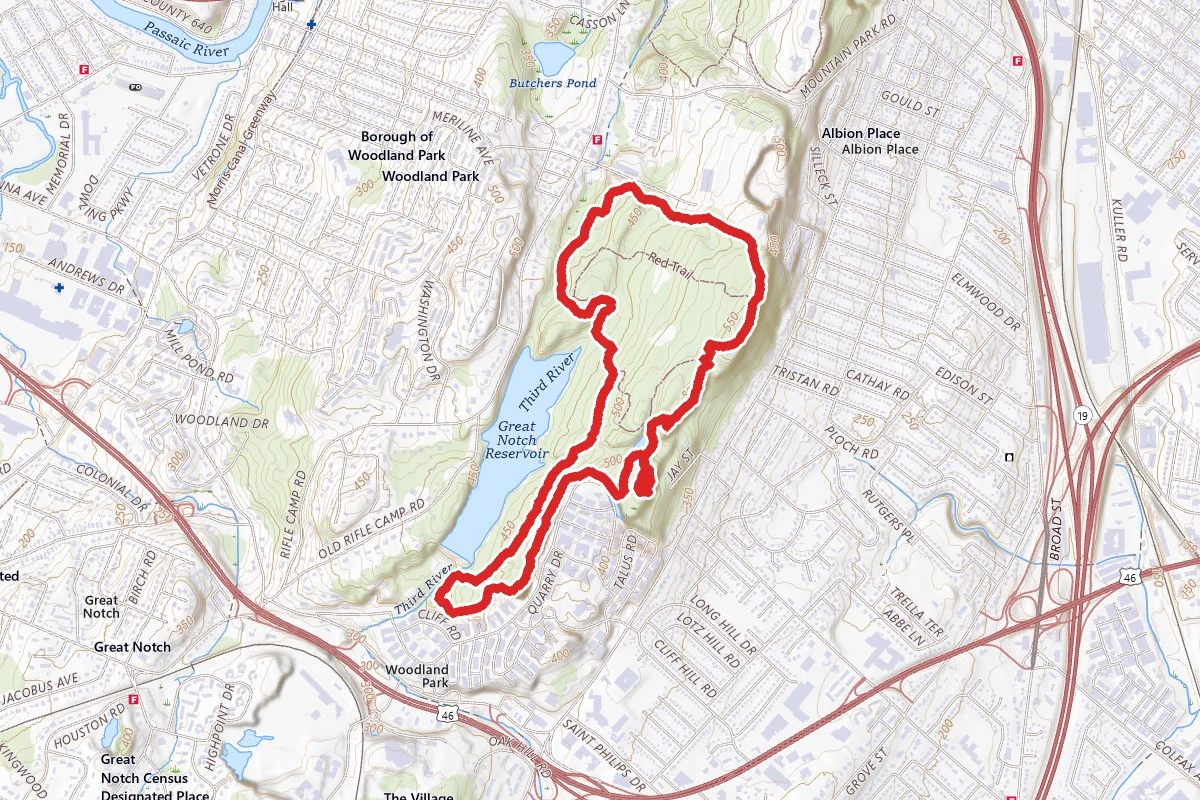 Rifle Camp Park - Yellow Loop