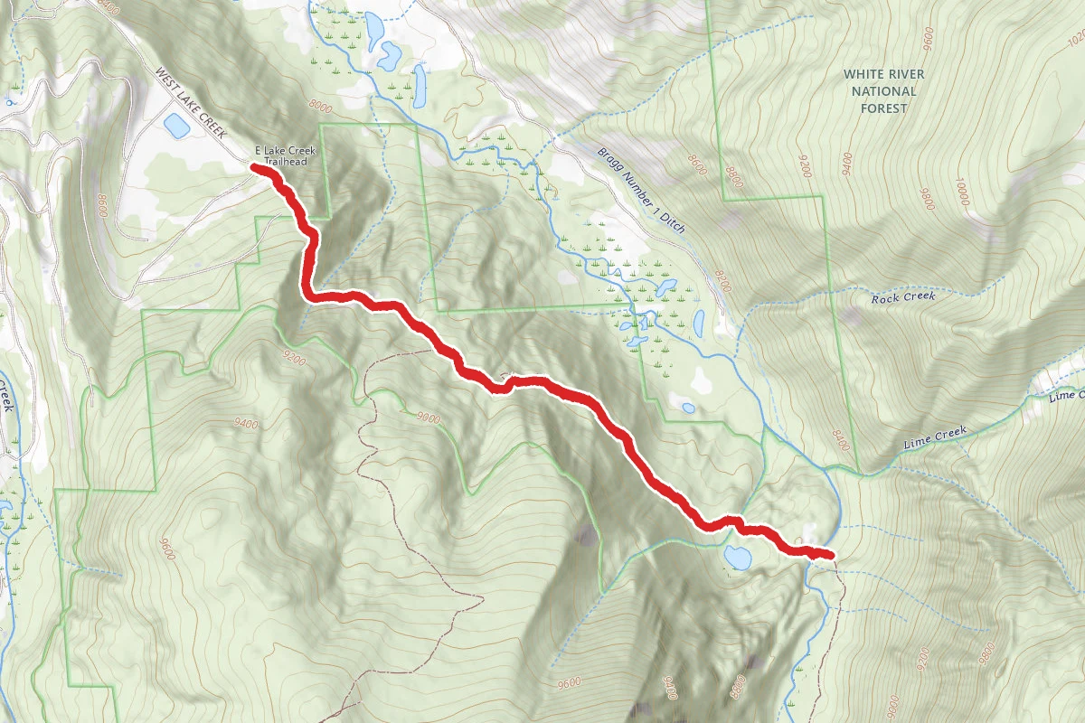 East Lake Creek Trail