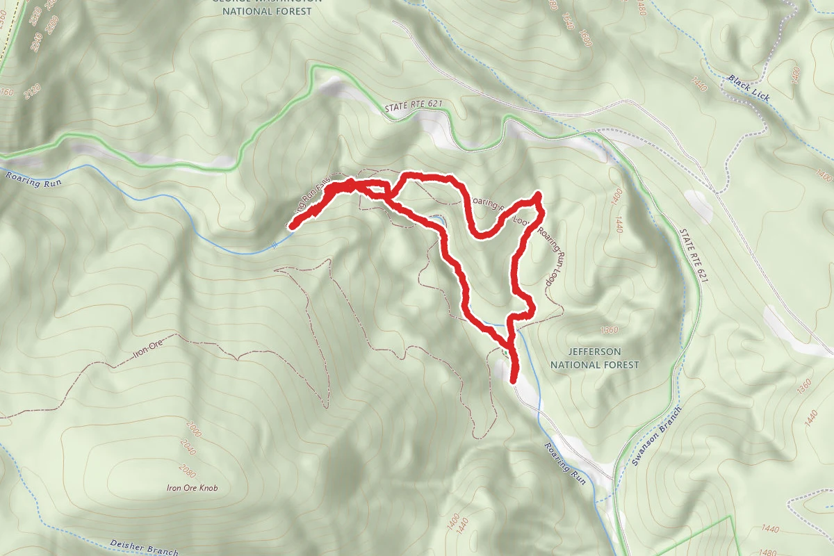 Roaring Run Hoop Hole Trail