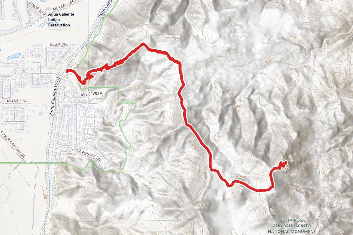 Clara Burgess Trail to Murray Hill