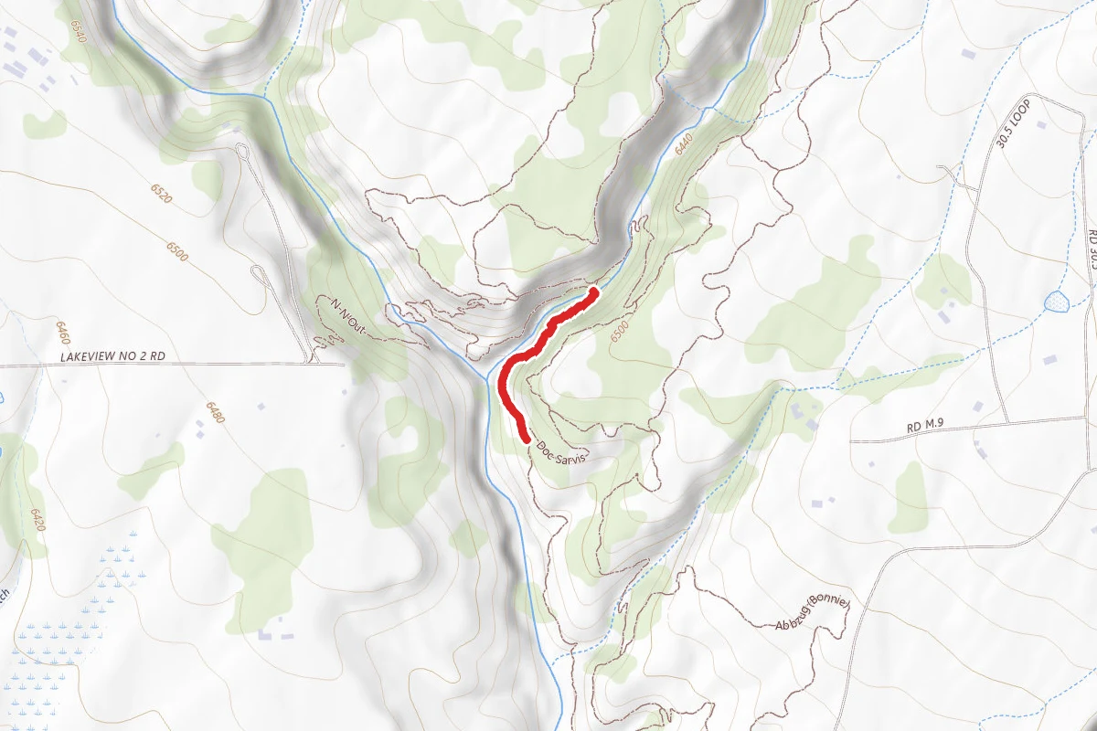 Hayduke Crossing route map